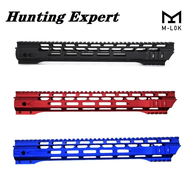 

7 10 12 15 Inch M-LOK Handguard Free Float Super Slim Ar 15 Handguard Quad Rail MLOK Handguard Picatinny Rail for M4 M16