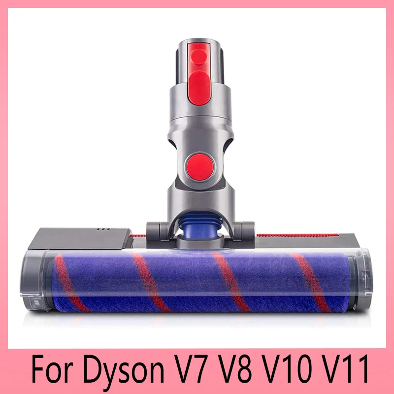 

Promotion!Soft Roller Brush Head For Dyson V7 V8 V10 V11 SV12 V15 Cordless Stick Vacuum Cleaners Parts Hardwood Floor Attachment