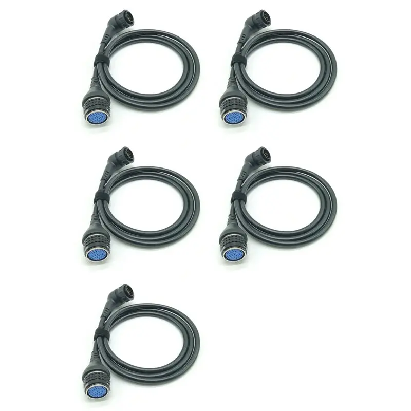 Фото 5X 14-контактный кабель для диагностического инструмента Benz MB Star SD Connect C4 C5 OBD OBD2, кабель 14-контактный на 16-контактный для ремонта автомобилей. №1