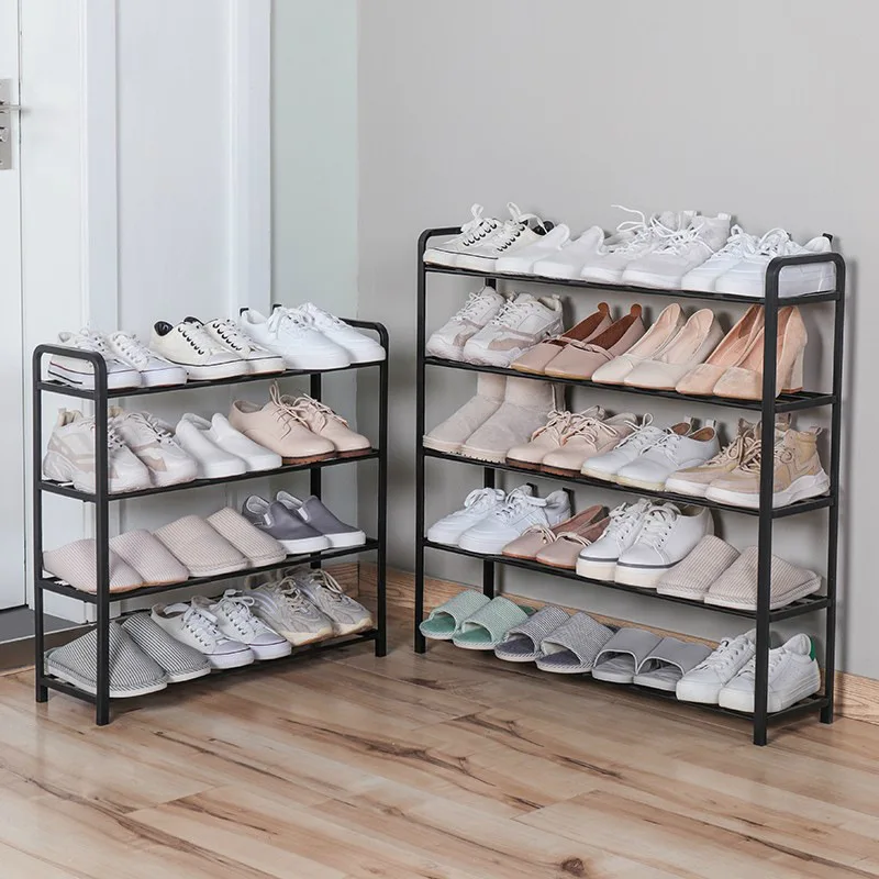 Shoe Rack Multi-functional Shoe Cabinet Paint Free Punching Home Space Saving Modern  Assembly Simple Living Room Multi-layer