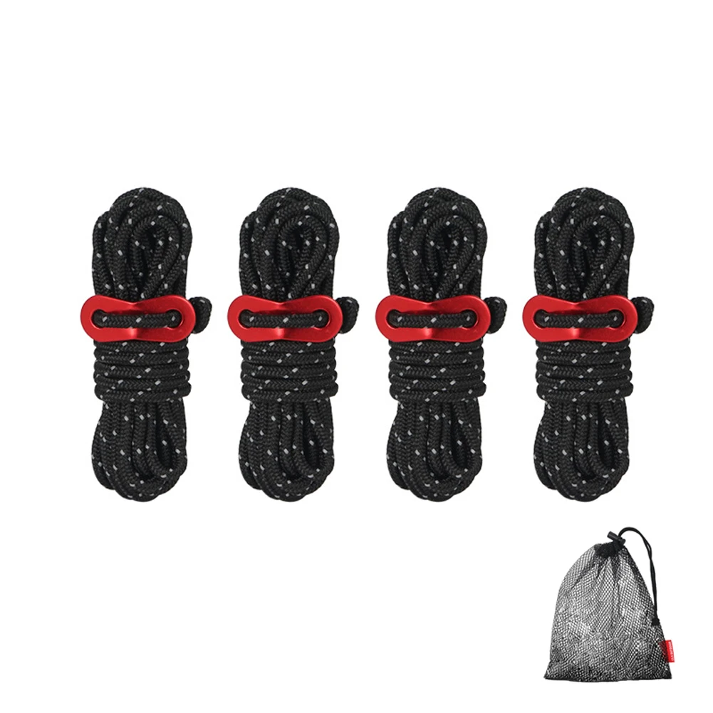 

4 шт., тросы для кемпинга, 3,5 м * 4 мм