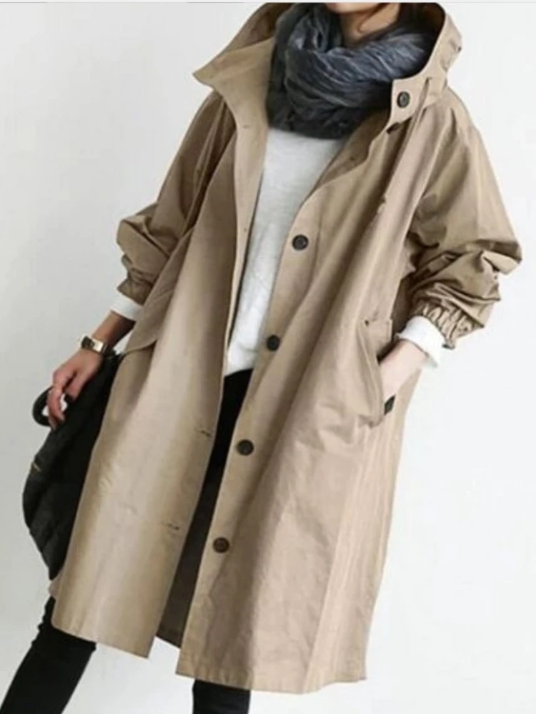 

2022 New Autumn and Winter Trench Coat Women's Coat Women's Jacket Spring Streetwear Womens Fashion Clothes Women Coat