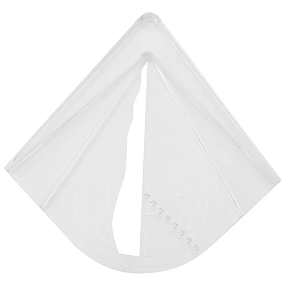 

Transparent Center Marking Tools Multifunctional Woodwork Center Finder Plastic for Square Octagon Hexagon Shaped
