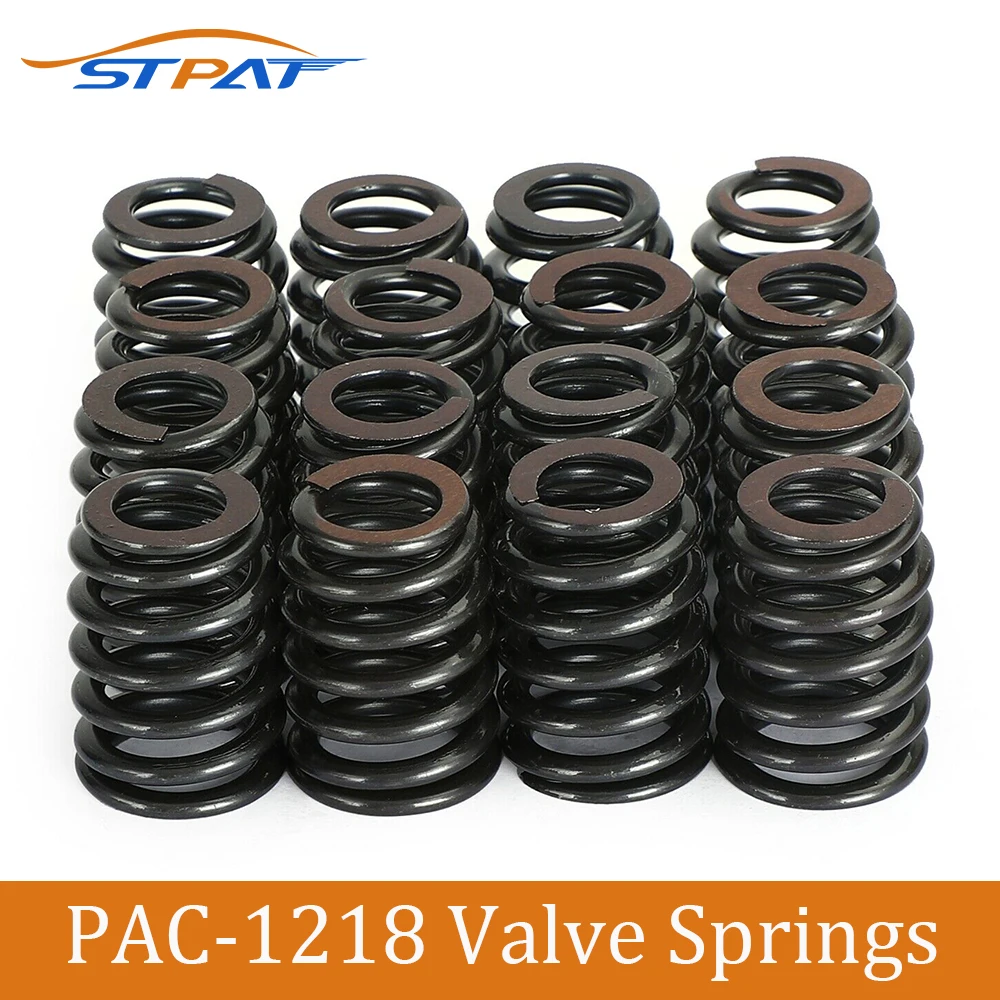 

STPAT PAC-1218 Valve Spring Kit Embedded Valve Springs Black Compatible with all LS Engines - .600" Lift Rated （16 PCS）