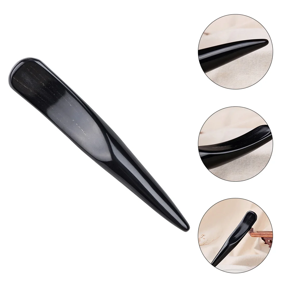 

Body Massaging Tool Hand Tools Guasha Rod Handheld Massagers Horn Half Stick Wrist Body Care Tool
