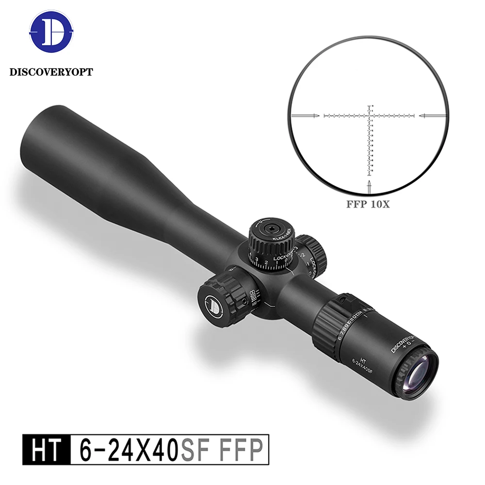 

Discovery Compact Optical Sight HT 6-24X40SF Lightweight Tactics Riflescope Long Range Shooting .338 Professional Hunting Scope