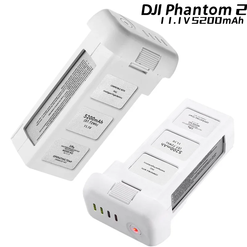 

3PCS DJI Phantom 2.11.1V 5200mAh 10C LiPo Intelligent Flight Battery Replacement Compatible with DJI Phantom 2,Phantom 2 Vision