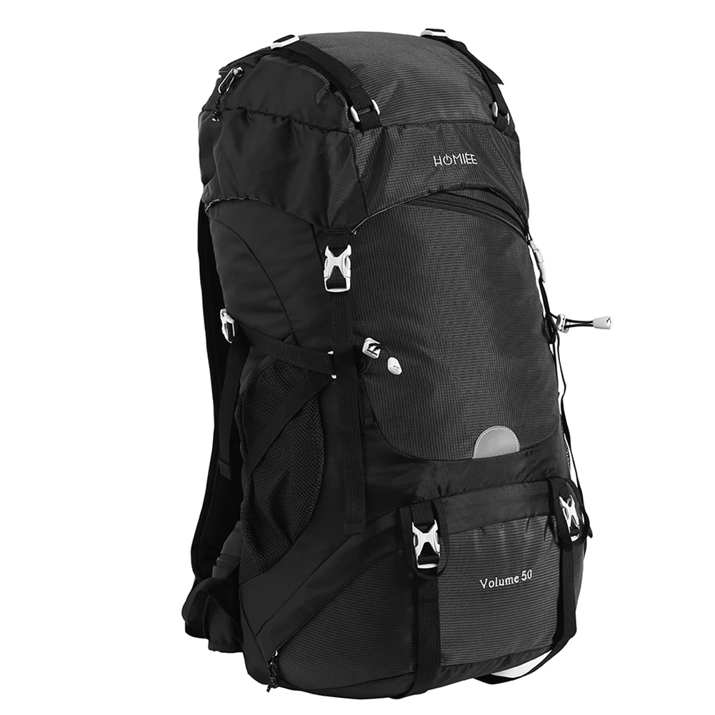 

Вместительные водонепроницаемые дорожные сумки объемом 50 л/45 л, нейлоновый рюкзак, рюкзак для спорта на открытом воздухе с дождевиком, рюкз...