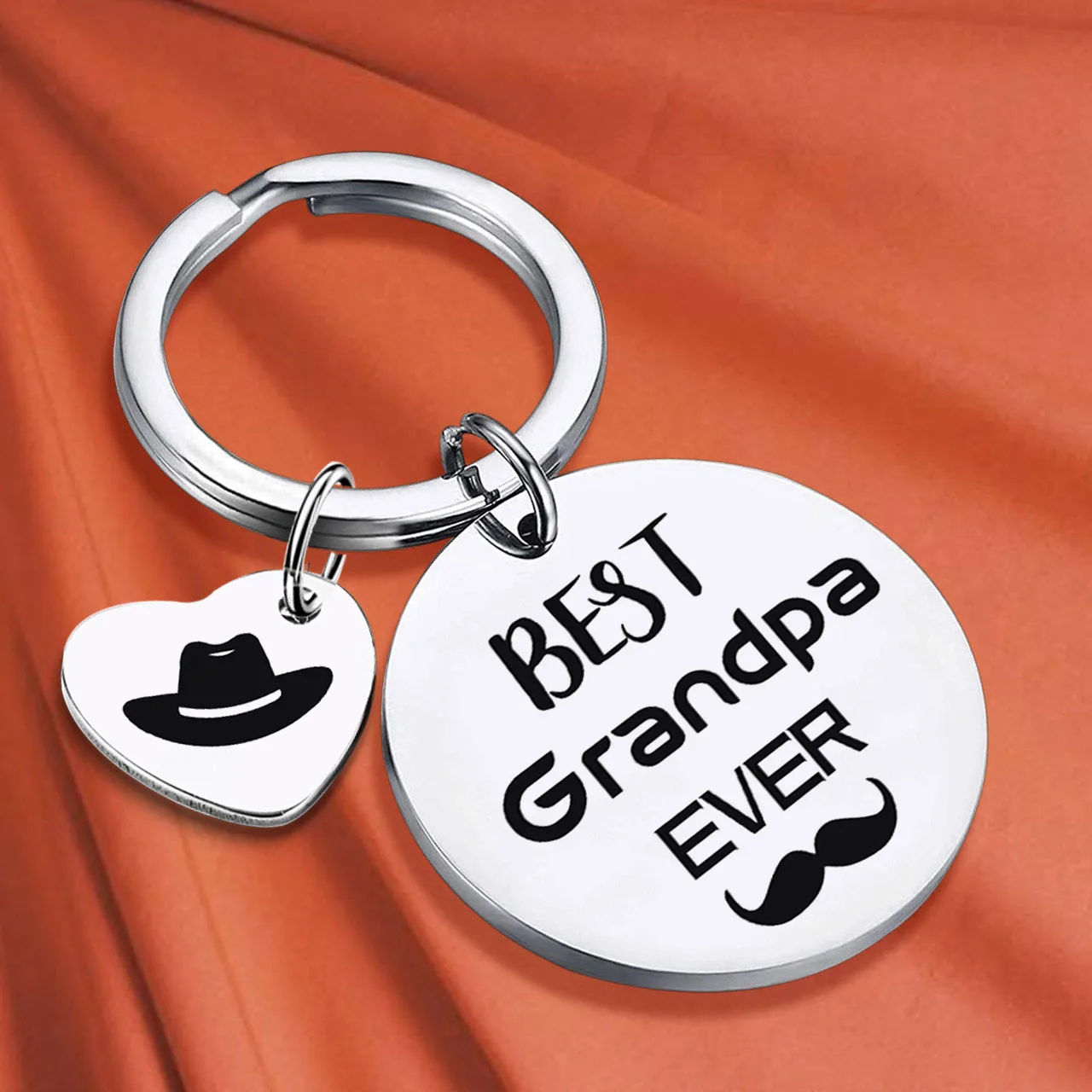 

Брелок из нержавеющей стали с надписью «Love Family»