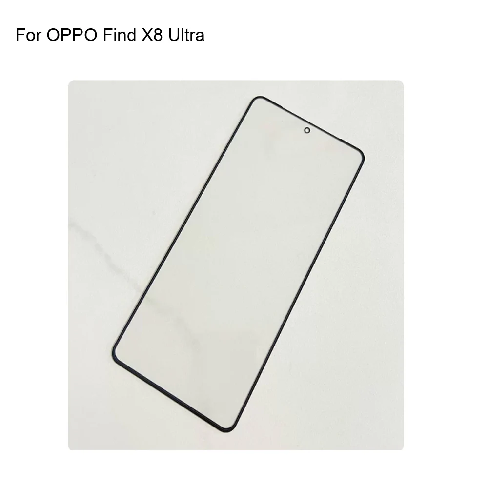 Фото Внешнее стекло LCD-экрана для OPPO Find X8 Ultra, сенсорный экран, панель сенсорного экрана, внешнее стекло без гибкого шлейфа №1