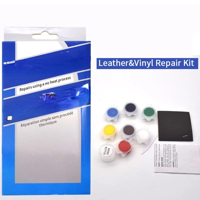 

Sofas Leather Vinyl Repair Tool DIY Kit No Heat Liquid Car Seat Hole Rips Burns