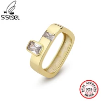 ssteel 925 sterling silver ring for women fashion temperament design wedding rings gift fine jewelry index finger accessories