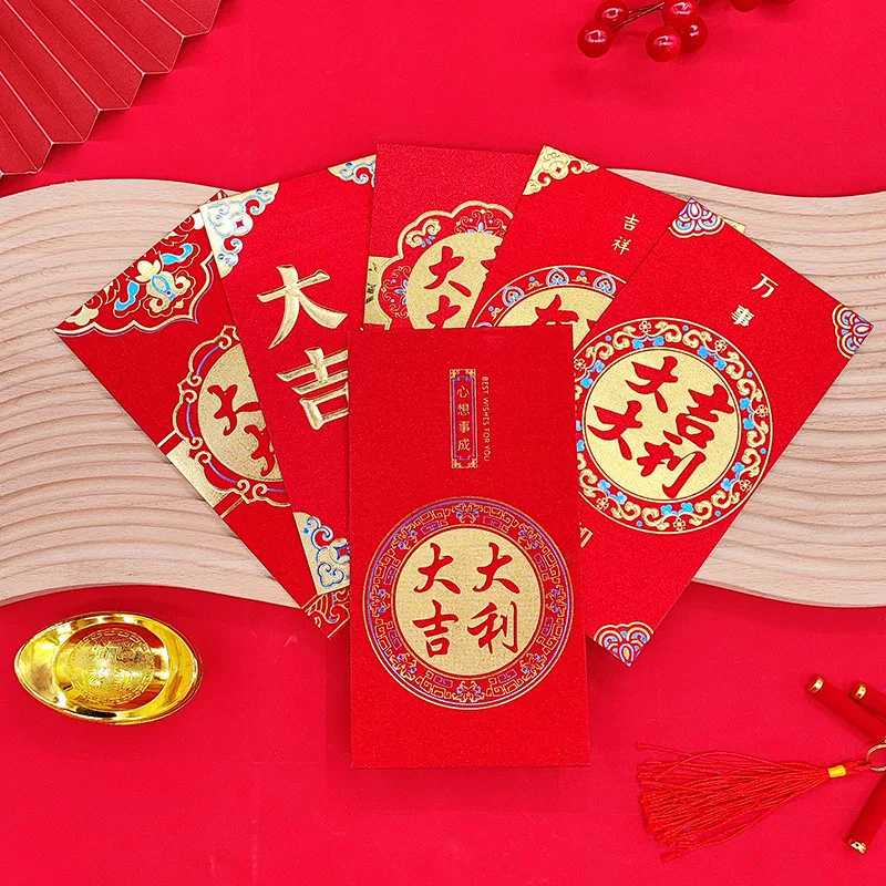 

36PCS Chinese New Year Envelopes Zodiac Dragon Year Red Envelopes lucky Money Envelopes HongBao for Spring Festival Party Gift