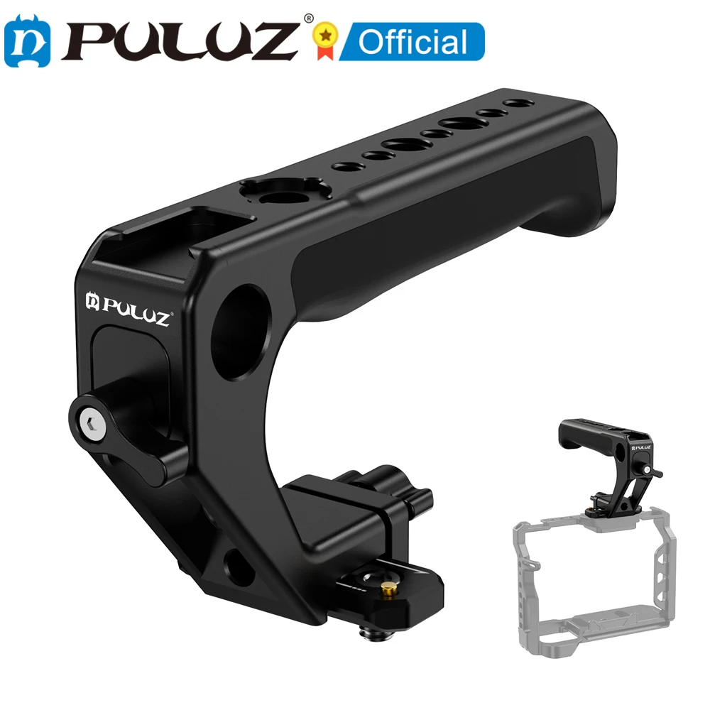 PULUZ Двухниточная металлическая быстроразъемная верхняя ручка с холодным