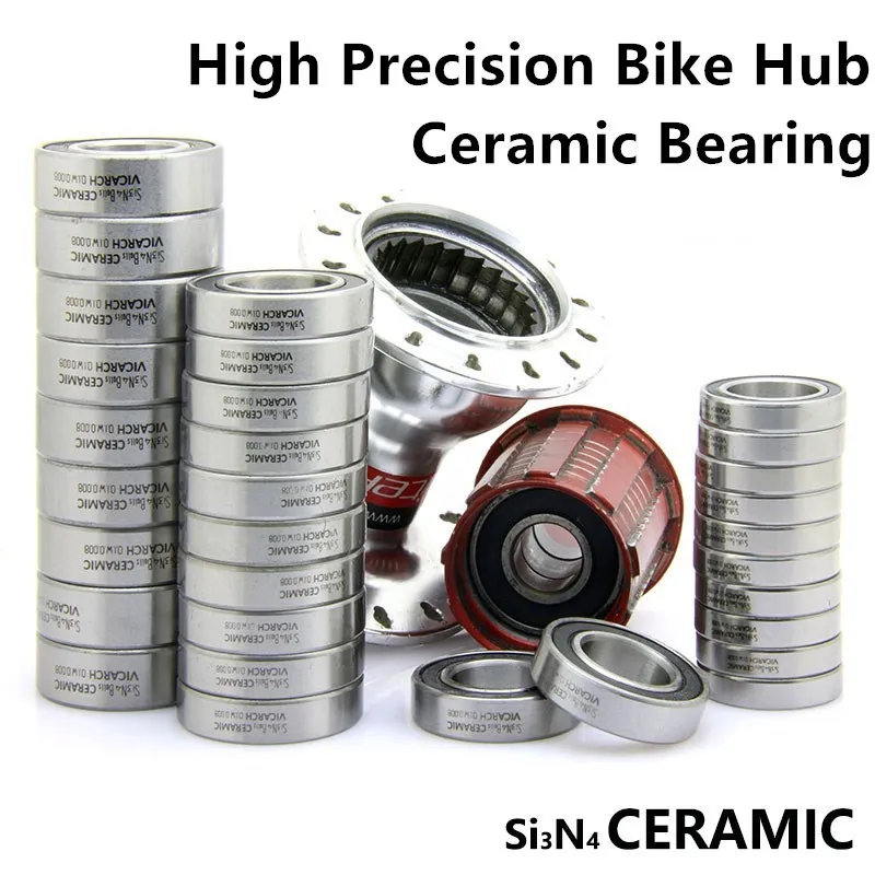 

Bike Hub Ceramic Bearings for Road Bike Mountain Disc Brake Thru Axle Hubs Super Light Lubricant 6802 6803 6902 6903 6800 15267