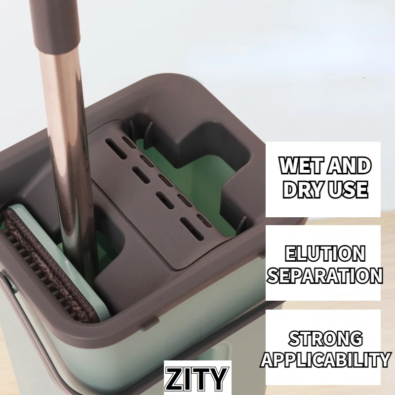 Плоская Швабра из микрофибры для сухой и влажной уборки |