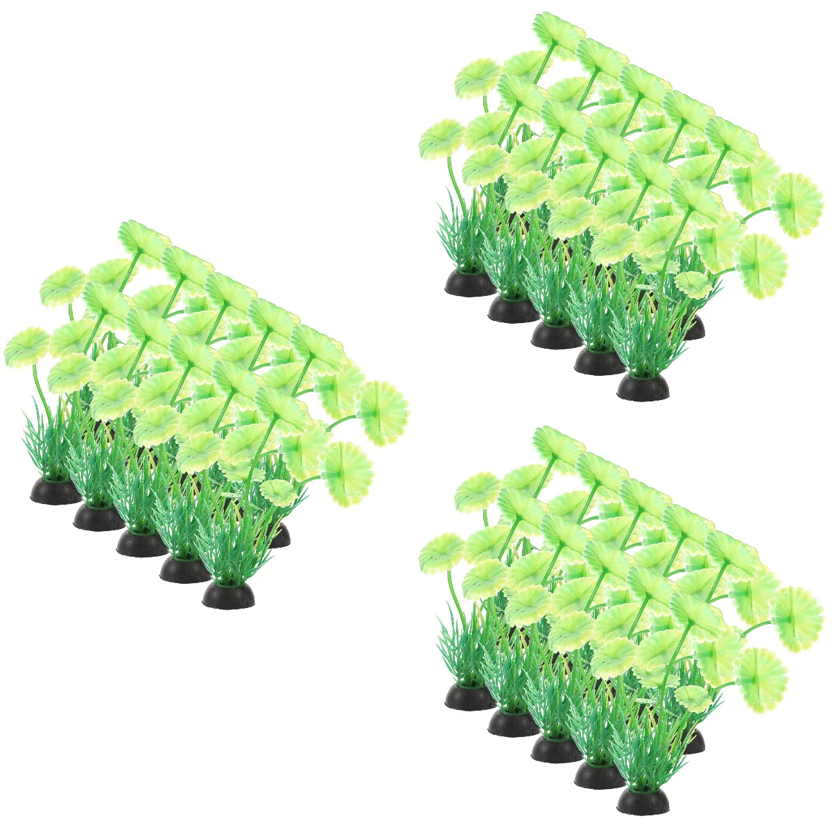 

30 Pcs Fish Tank Ornaments Fish Tank Decoration Plants Decor Artificial Flowers Aquarium Landscaping