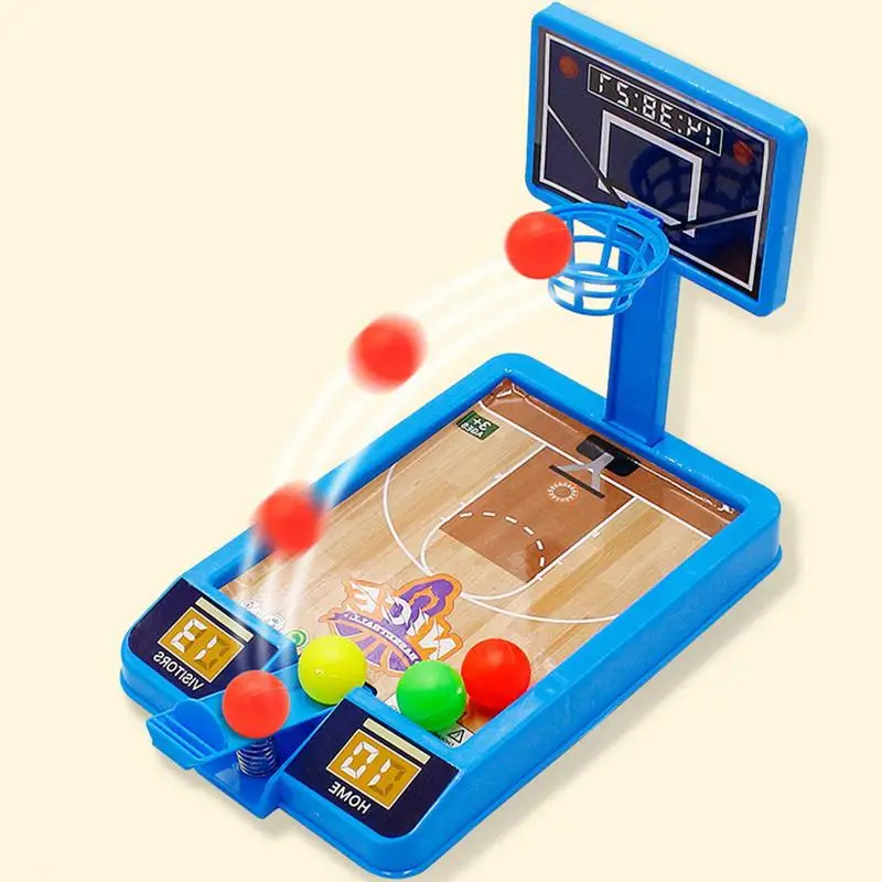 Toddler Basketball Hoop Toy Mini Basketball Tabletop Game with Small Basketball Miniature Tournament Fun Activity Toy for Kids