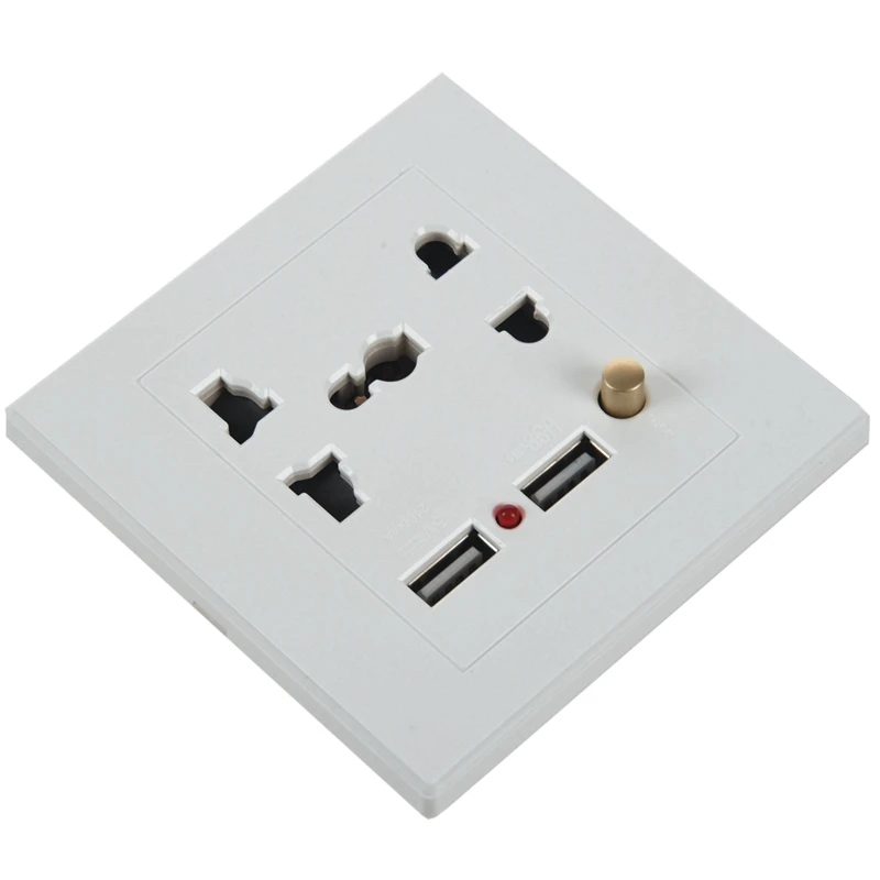 Настенное зарядное устройство с двумя USB-портами 20x2 1 А