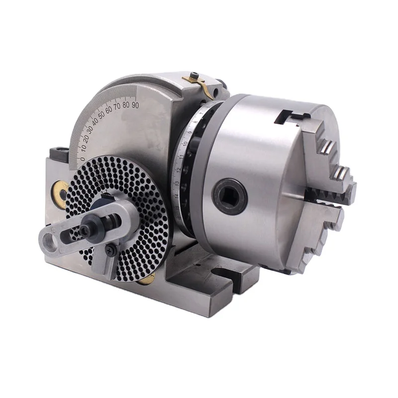 

4-дюймовая/5-дюймовая быстрая маленькая простая Вертикальная Горизонтальная ручная индексирующая головка, универсальная разделительная головка