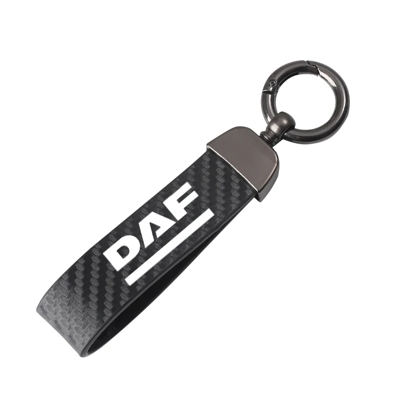 Автомобильный брелок из углеродного волокна кольцо для ключей DAF xf cf lf van