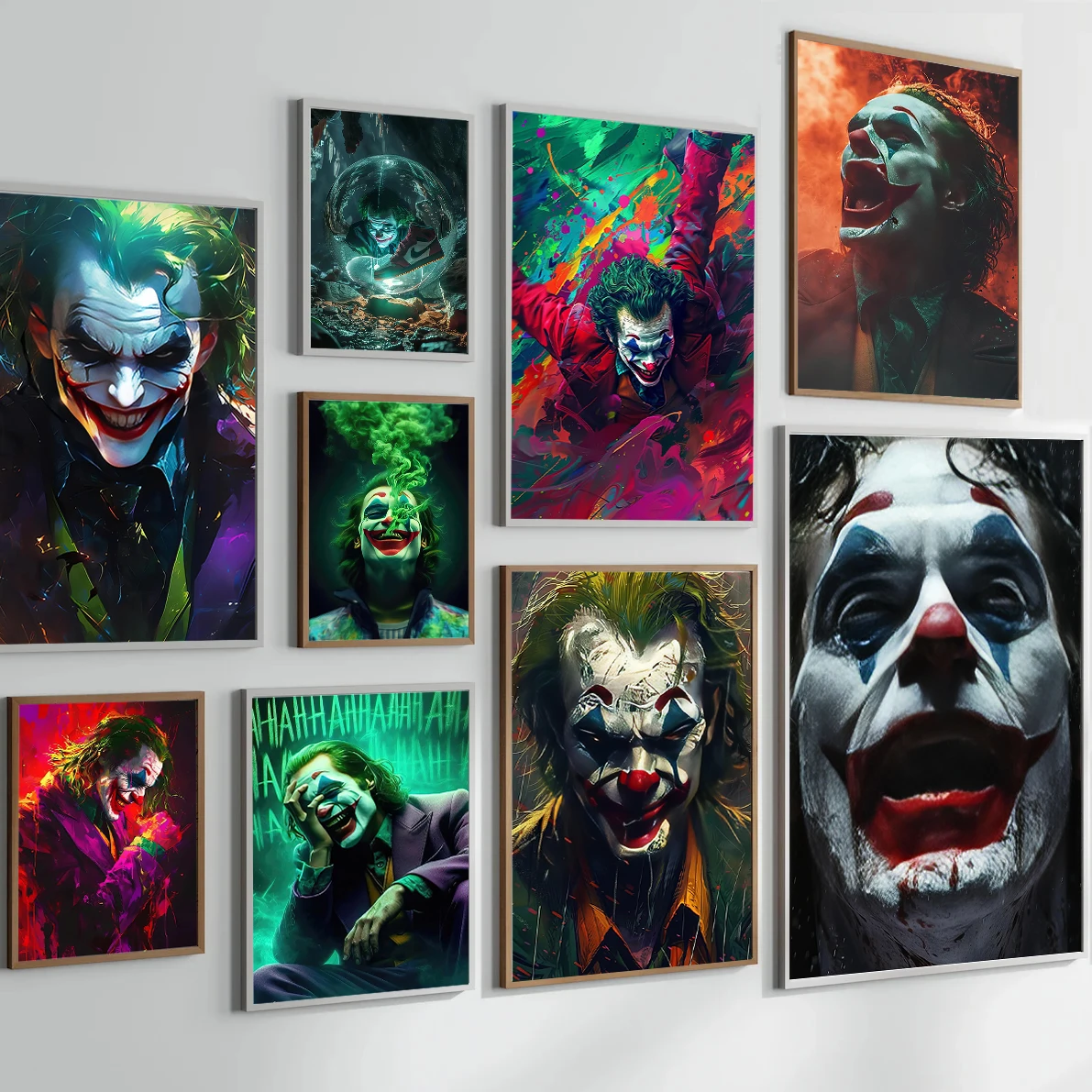 J-Joker самоклеящиеся постер с фильмами обои фигурки HD фотографии Бэтмена украшение