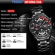 NIBOSI Fashion Mens Watches Top Brand Luxury Quartz Watch Men Stainless Steel Waterproof Luminous Chronograph Relogio Masculino Other Image