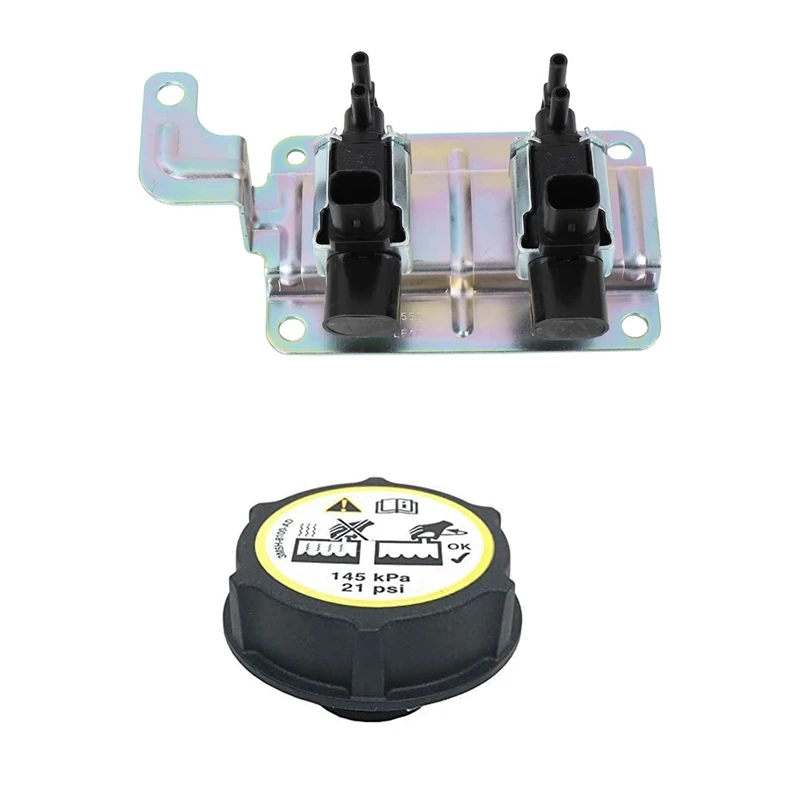 

1 Pcs Intake Manifold Vacuum Solenoid Valve Fits Ford Focus & 1 Pcs Tank/Radiator Cap For Ford/Focus/Fiesta/C-Max