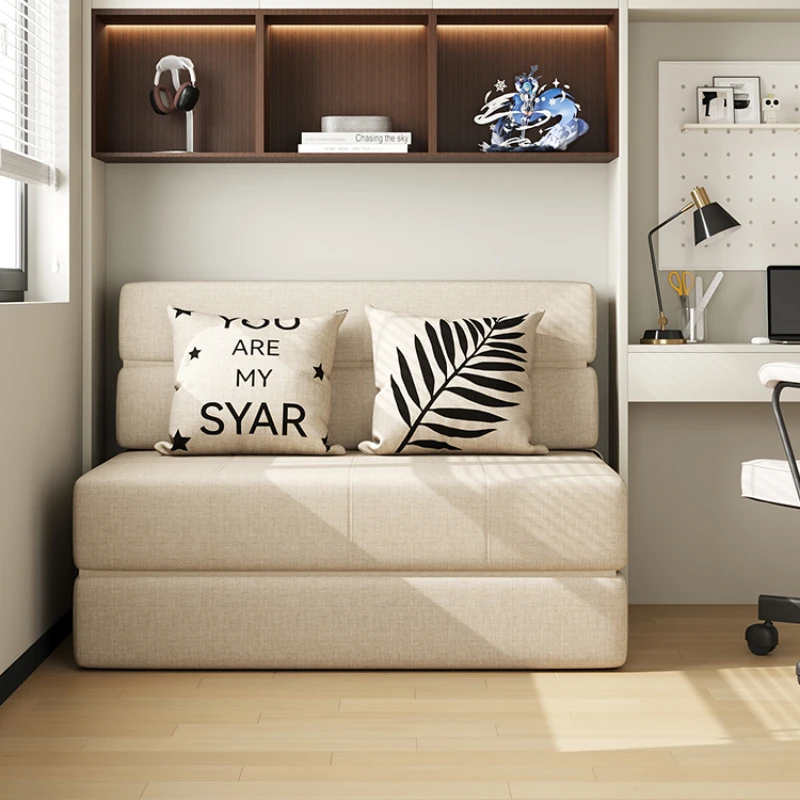 Большой удобный диван-кровать напольный диван семейная эстетика одноместный