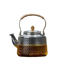 thickened glass kettle electric cooker teapot heat resistant teapot high temperature lifting beam pot large capacity teapot