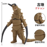 11cm soft rubber monster ultraman new gudon action figures model furnishing articles doll childrens assembly puppets toys