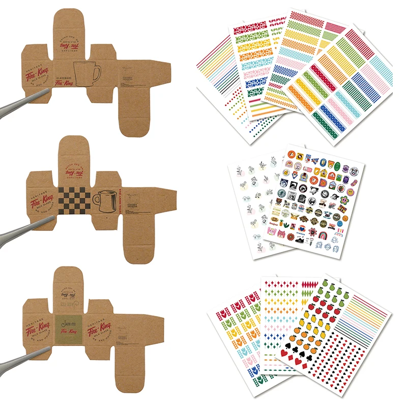 

1 Набор, миниатюрная наклейка для кукольного домика