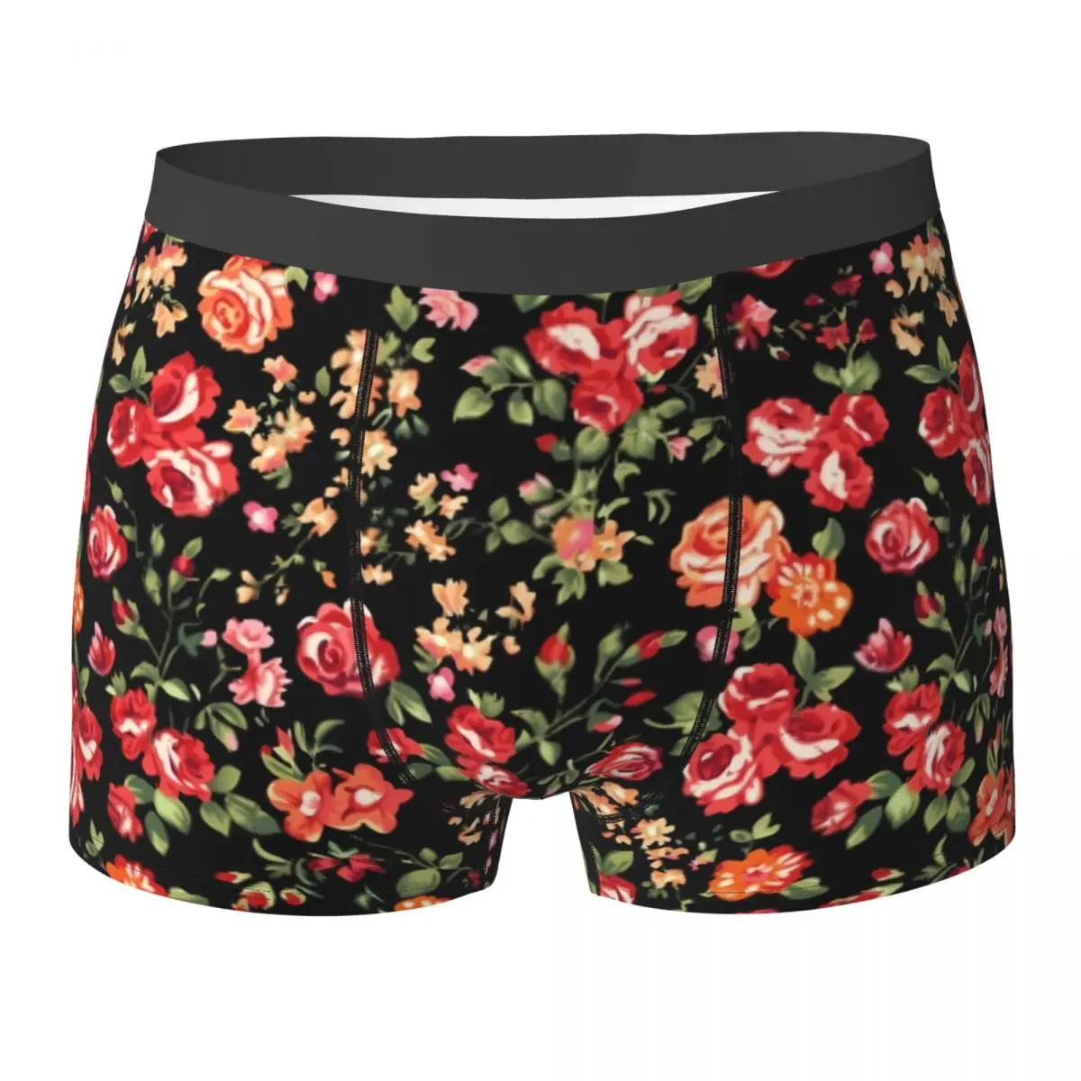 

Ditsy Floral Underwear Flowers Print Men Panties Print Breathable Boxer Shorts High Quality Boxer Brief Plus Size