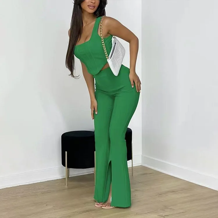 

Summer Swimwear Women Maxi Skirt Dress Ladies Swim Cover Up For 2023 Tunic Pants Suit Pure Color Temperament Commuter Sleeveless