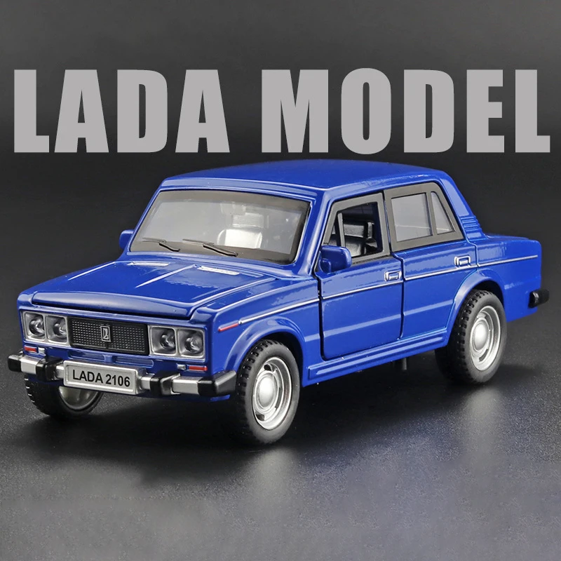 

Модель автомобиля LADA 2106 в масштабе 1:32 из российского сплава