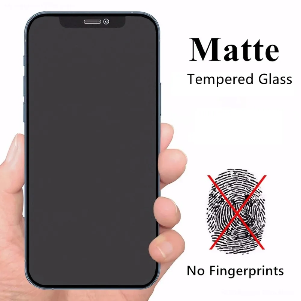 Matte Glass For iPhone 13 12 11 Pro MAX Screen Protectors For iPhone 11 13 Mini X XR XS Max 6 6S 7 8 Plus SE 2020 12 Pro glass