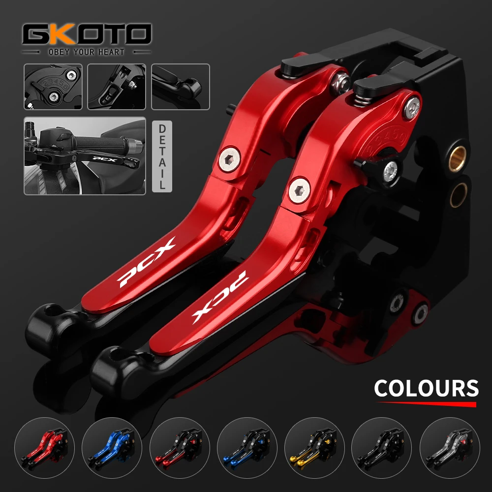 

PCX160 2022 Motorcycle Folding Brake Clutch Levers For Honda PCX 160 2021 2022 Extendable CNC Adjustable Handle