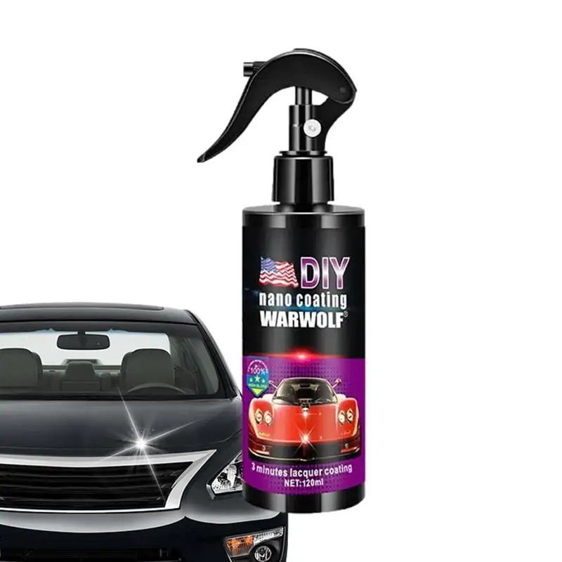 

Liquid Scratch Repair Wax 120ml Hardness Super Ceramic Coating For Cars High Gloss Hydrophobic Paint Sealant Protection