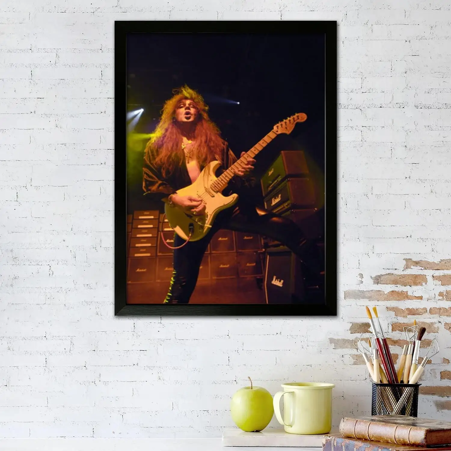 Художественный постер Единwie Malmsteen на холсте