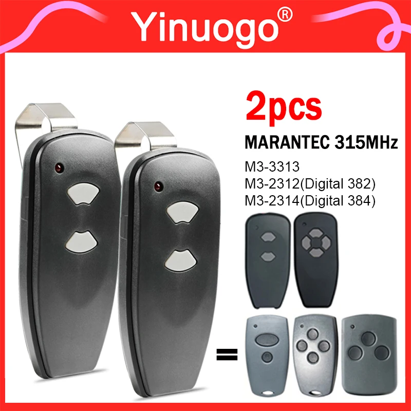 315 МГц MARANTEC M3-2312 M3-2314 M3-3313 ML-1312V ML-2312 65892 Цифровой 382 384 Электрический пульт