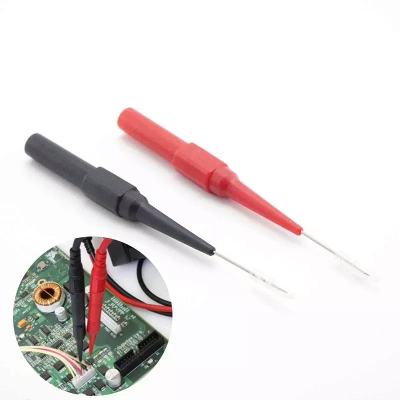 

Test Lead Probe Stainless Steel Needle Jack For 4mm Banana Plug diy electric Multimeter Tool Black Red Accessories car repair