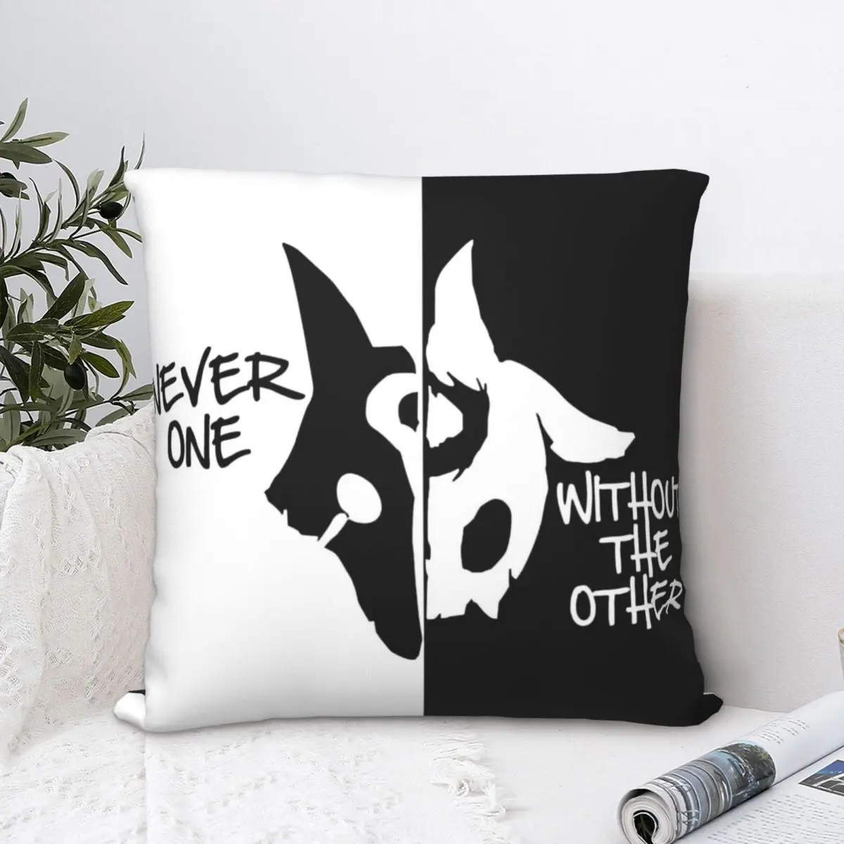 

Kindred Throw Pillow Case League of Legends Backpack Coussin Covers DIY Printed Kawaii Chair Decor