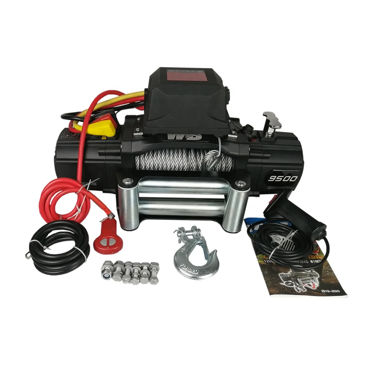 

9500lbs Electric Winch 12V/24V Remote Control Wire Rope Winch For Anchor Boat Oversea
