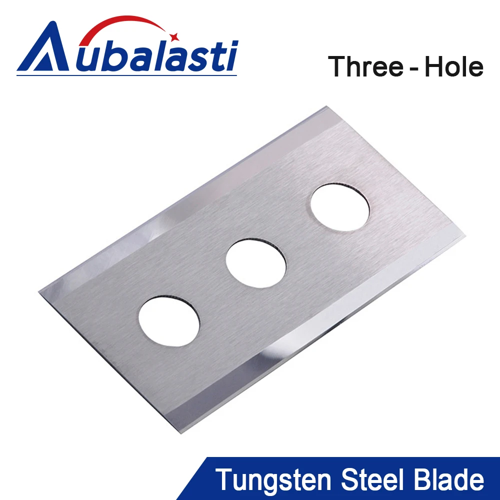 

Aubalasti Tungsten Steel Three-hole Blade Carbide Slitting Blade Imported Tungsten Steel Knife Aluminum Foil Film Paper Cutting