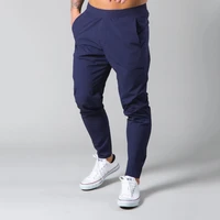 summer new mens sports fitness leisure running training elastic breathable quick drying trousers jogger bodybuilding pants