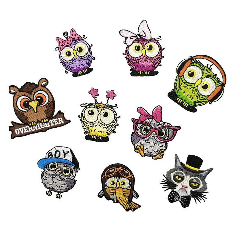 

Bird Embroidery Cloth Sticker Clothes Decoration Patch Sticker Cartoon Cute Animal Embroidery Patch Sewing Sublimation