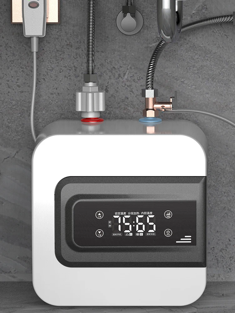 

Electric Water Heater Faucet Hot Kitchen 10 Liters Instant Tankless 220v Heaters Heating Faucets Tap Mini Temperature Warmer For