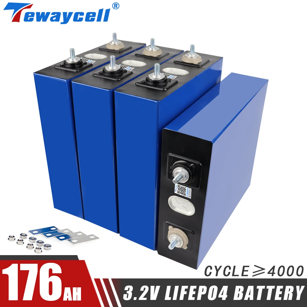 

New 176Ah lifepo4 Rechargable Battery replace 200A 3.2V Grade A Lithium iron phosphate Electric RV Cells Golf car LiFePO4 Cell