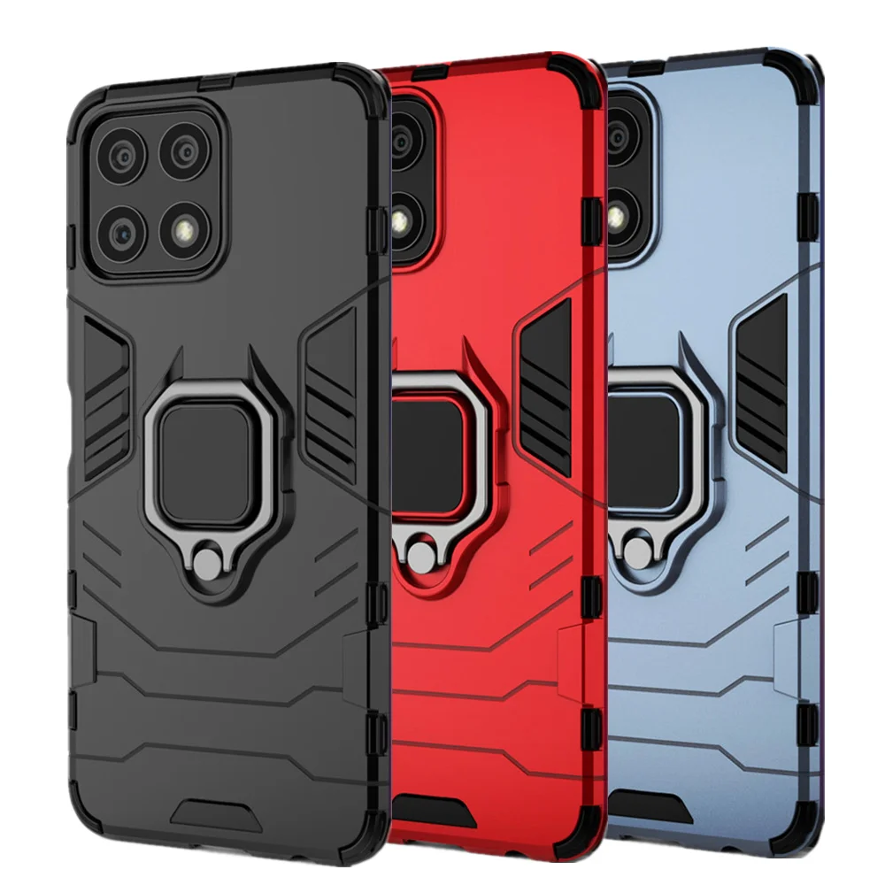 

4 in 1 Case on the Case on Honor X8 Ring Stand Back Coque For Huawei Honor X8 2022 6.7" For HonorX8 funda TFY-LX1 LX2 LX3 Funda