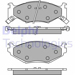 

LP891 for ten brake pad